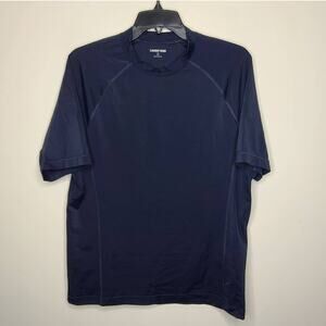 Lands End blue swim shirt / rash guard - medium